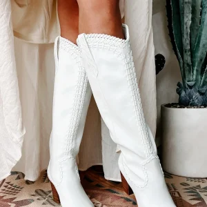 Alba | Bottes Blanches Style Western