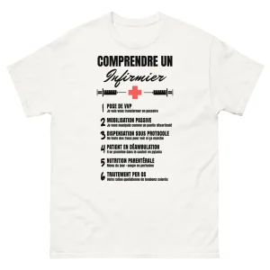 Comprendre un Infirmier : Le T-shirt Homme qui Parle Leur Langage 🏥